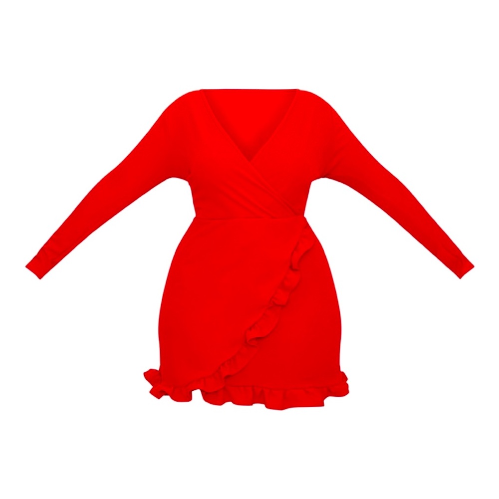 Ruffle Mini Dress ❤️‍🔥
